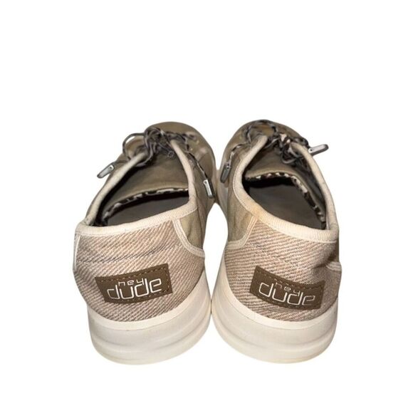 Hey Dude Women's Karina Joy Sneakers Beige Animal Print Size 9 - Picture 7 of 9